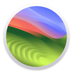 round colored thing indicating Mac OS