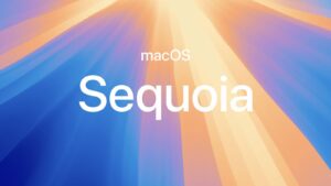 Color rays with Sequoia text